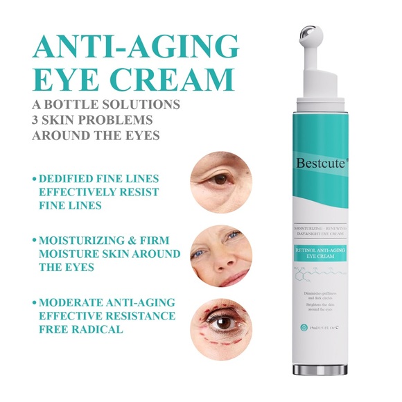 4/$100 🌱 Anti-Wrinkle Eye Cream Dark Circles Repair Wrinkle Hyaluronic Retinol - Picture 6 of 8